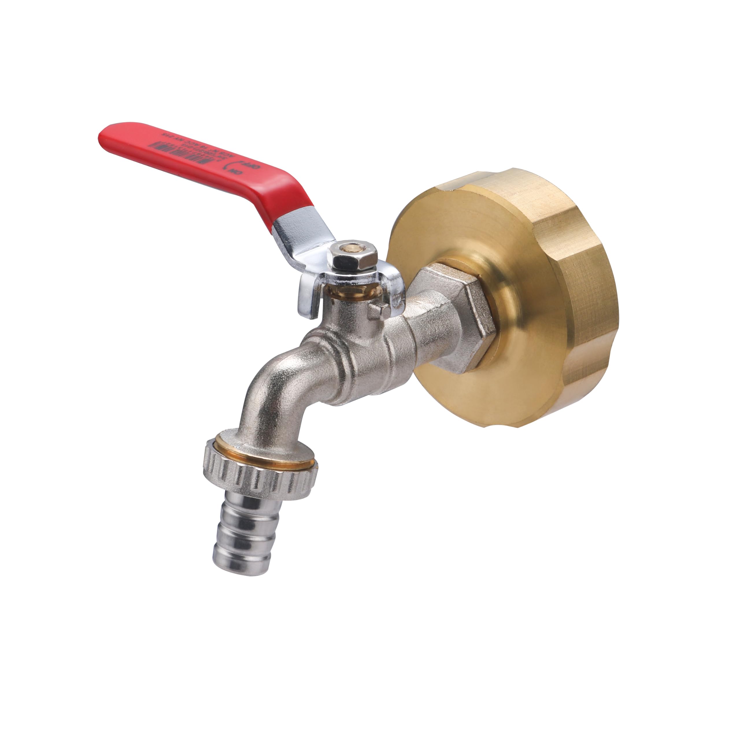 Grifo de Jardín 1/4 de Vuelta Macho 3/4 con Adaptador de Tanque y Rollo de Teflón | Kit Completo para Depósitos de Agua | Fácil Instalación | AROZ