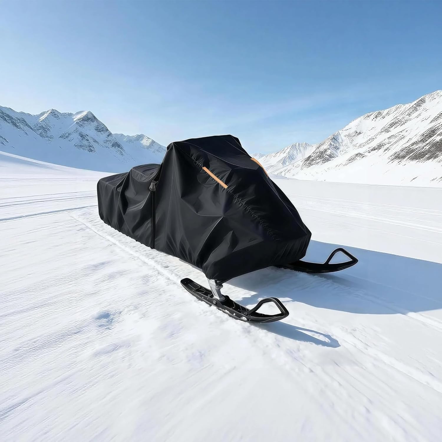 Snowmobile Cover Custom Fit for SKI-DOO Backcountry 850 E-TEC 丨210D Waterproof Dustproof All-Weather UV Resistant Heavy-Duty Storage Transport Accessories