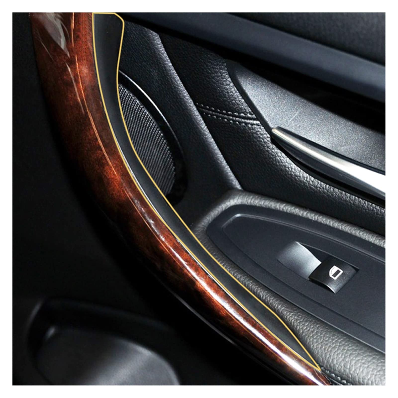 Auto Binnen Deurgrepen Voor BMW 3/4 Serie F30 F80 F31 F32 F33 F34 F35 F36 Auto Binnenste Handvat Deur Panel Pull Trim Cover Auto Binnendeurgreep (Size : Front-Left-Set