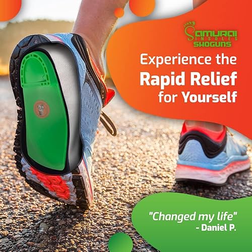 Miniatura 10 de Samurai Insoles Shoguns, plantillas de soporte de arco para alivio de la fascitis plantar, plantillas de fascitis plantar para mujeres, hombres,