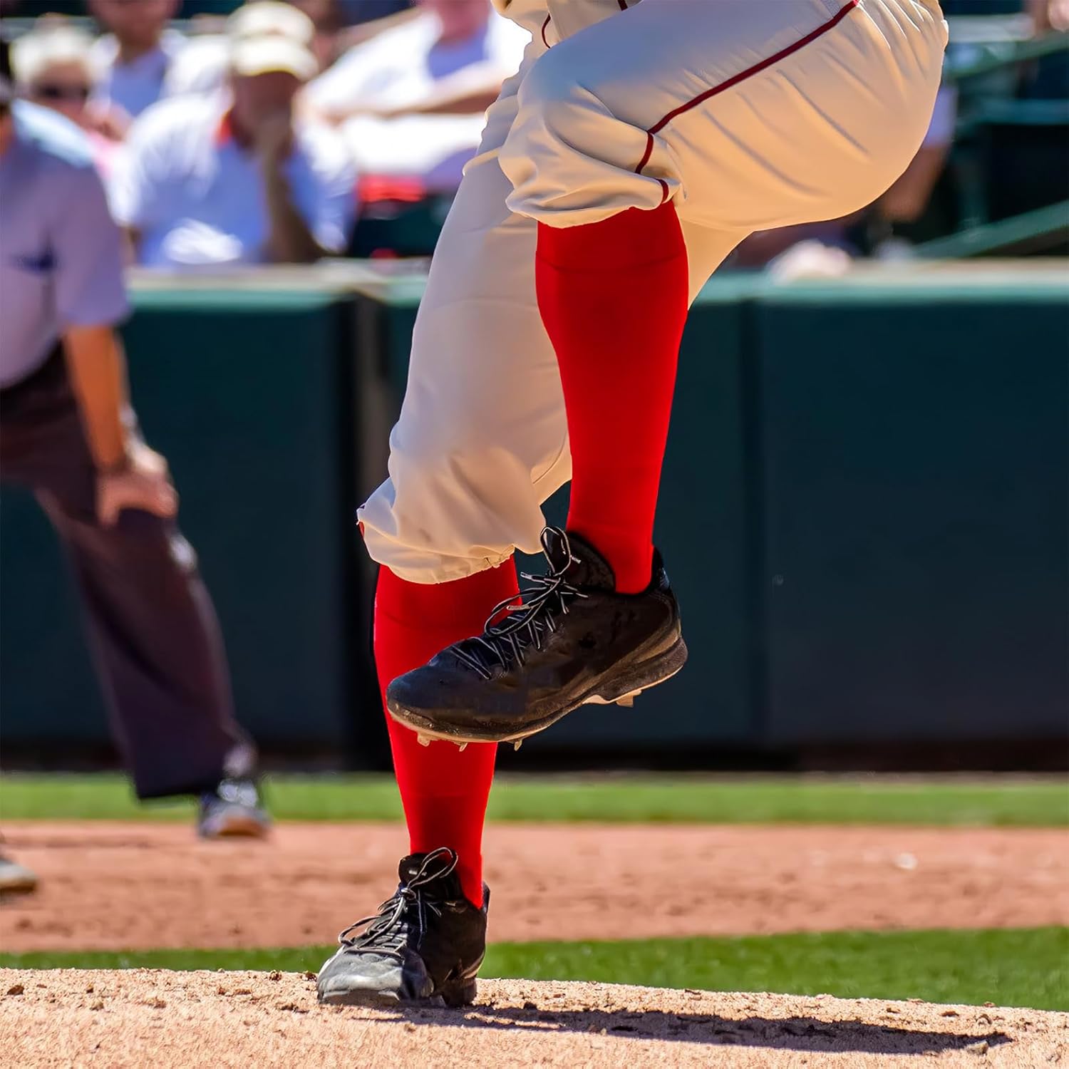 2 Pairs Baseball Soccer Softball Socks for Youth Adult Over-the-Calf Knee High Socks for Boy Girl - Image 3