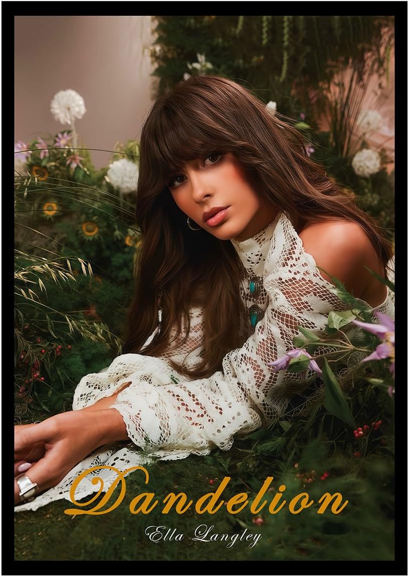 XIHOO Ella Langley Poster Album Cover Music Posters for Room Bedroom Aesthetic Home Decor Unframe Wall Art Print Silk Canvas Poster 11x17in 28x43cm