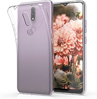 kwmobile Case Compatible with Nokia 2.4 - Clear Case Soft Slim Flexible Protective TPU Phone Cover - Transparent