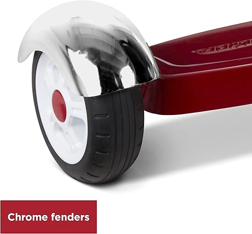 Miniatura 5 de Radio Flyer Triciciclo clásico rojo grande triciclo para niños pequeños de 25 a 5 años bicicleta para niños pequeños