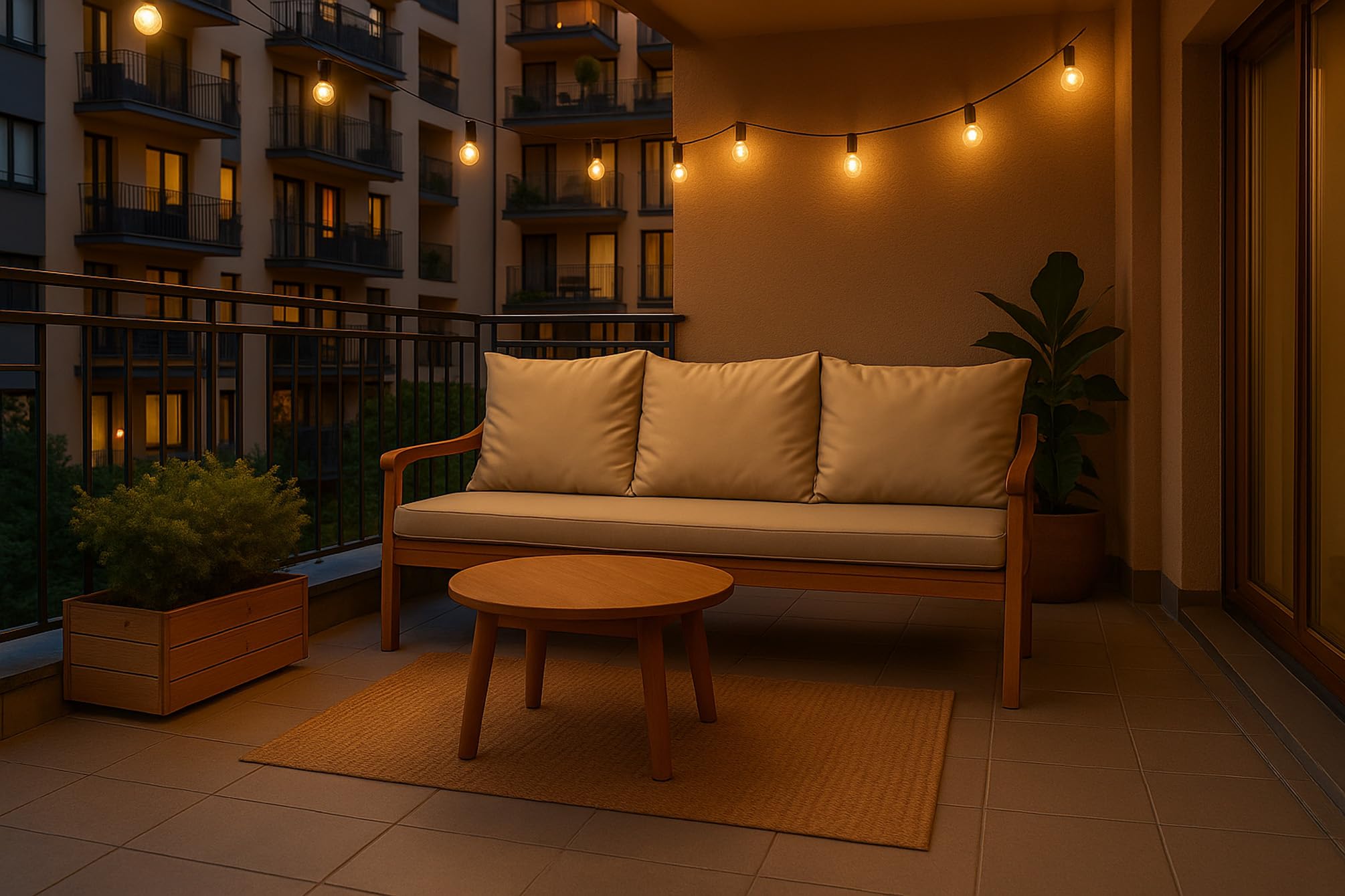 Coussin pour banc de jardin avec dossier – Set – Coussin double face pour balançoire et banc – Disponible en différentes couleurs et tailles (Beige, 140 x 60 x 50 cm)
