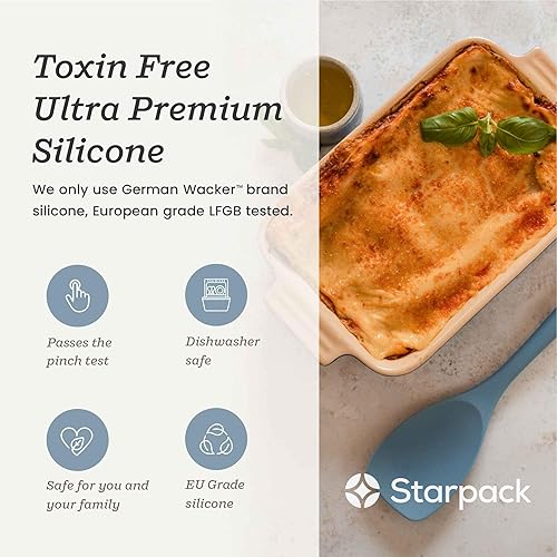 Miniatura 6 de Starpack 'The All Rounder' XL - Espátulas de silicona prémium  Cucharas de espátula resistentes al calor de hasta 600 F  Las mejores cucharas de