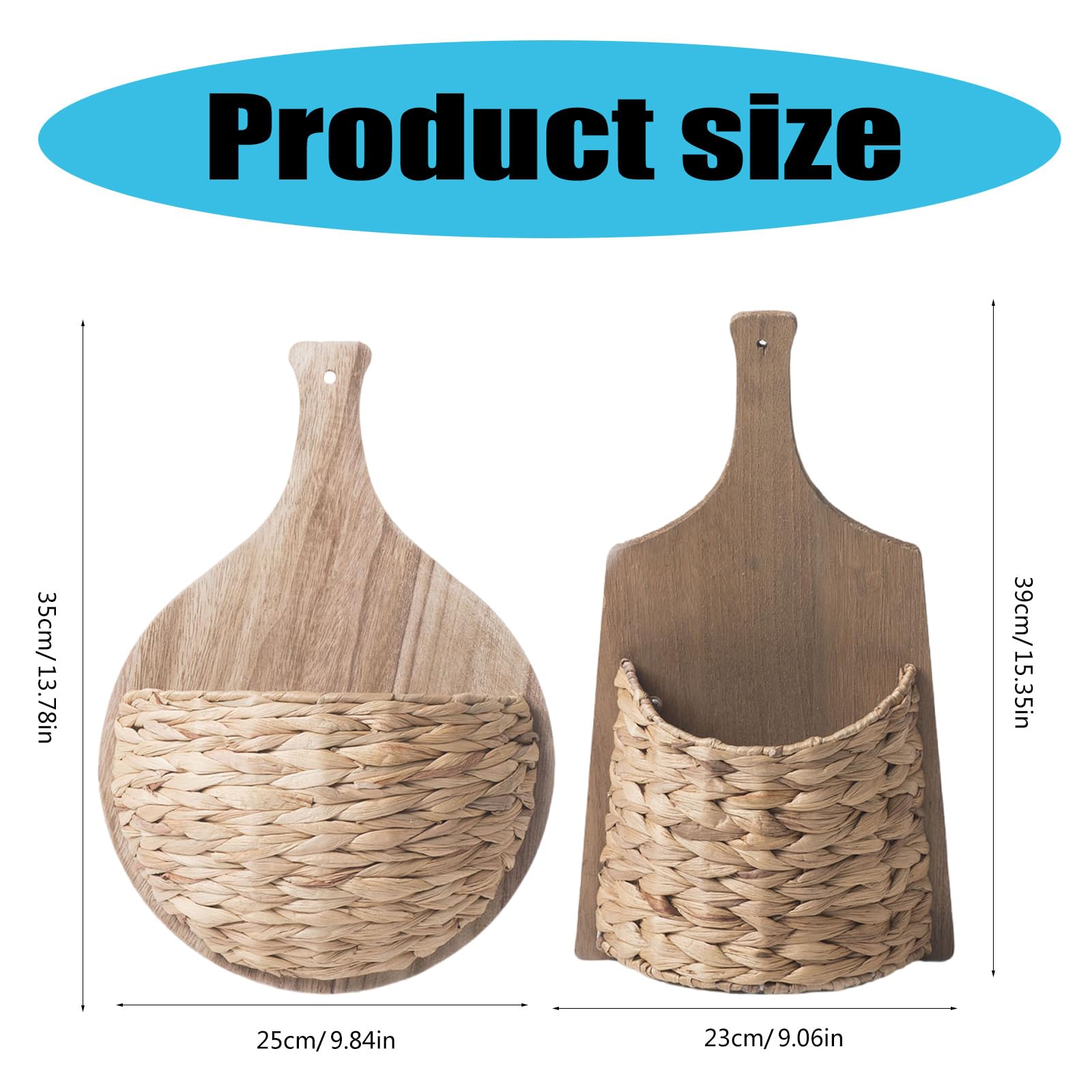 Wand-Pflanzenkorb, dekorativ, für drinnen und draußen, Heimdekoration für Pflanzen, stilvoller Pflanzgefäßhalter für Pflanzenliebhaber, perfekt für Haus und Garten