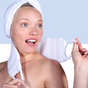 AFTERSPA Back Scrubber, 1 Count, White, Modern Style