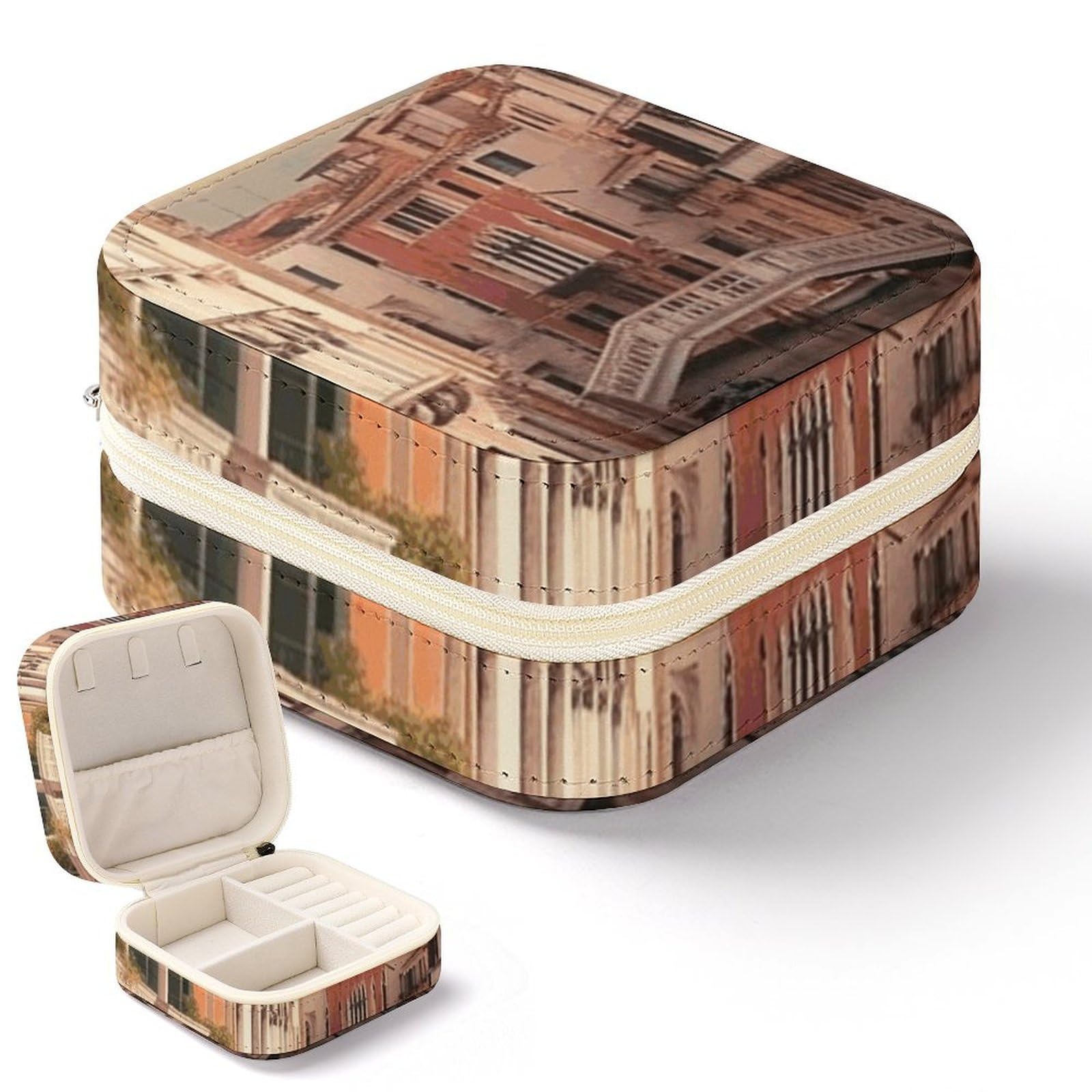 Boîte à bijoux Venise portable pour bagues et colliers