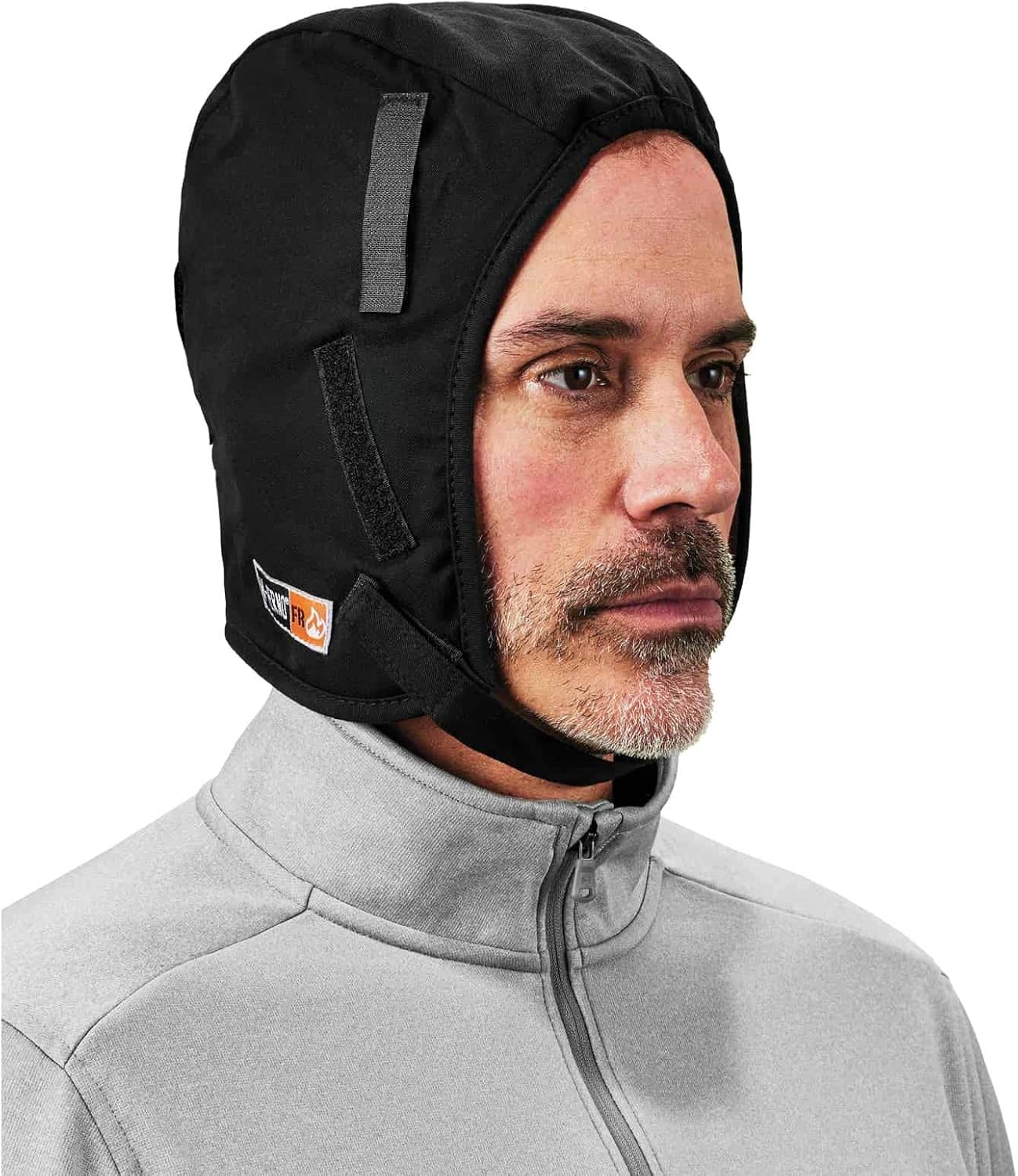 Winter Hard Hat Liner, FR Rated, Thermal Fleece Lining, Chin Length, Ergodyne N-Ferno 6880