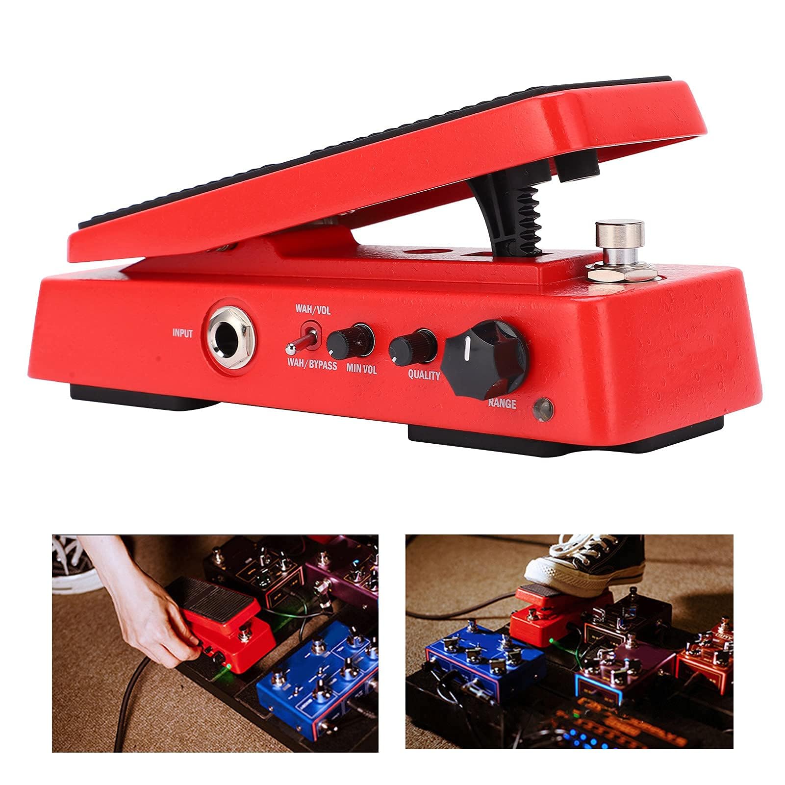 Guitare Pédale Wah, Volume Wahs Volume Guitares électriques Pédales avec la Gamme de Fréquences de Niveau de Base de (Wah-2 wah-2 volume de volume de volume)