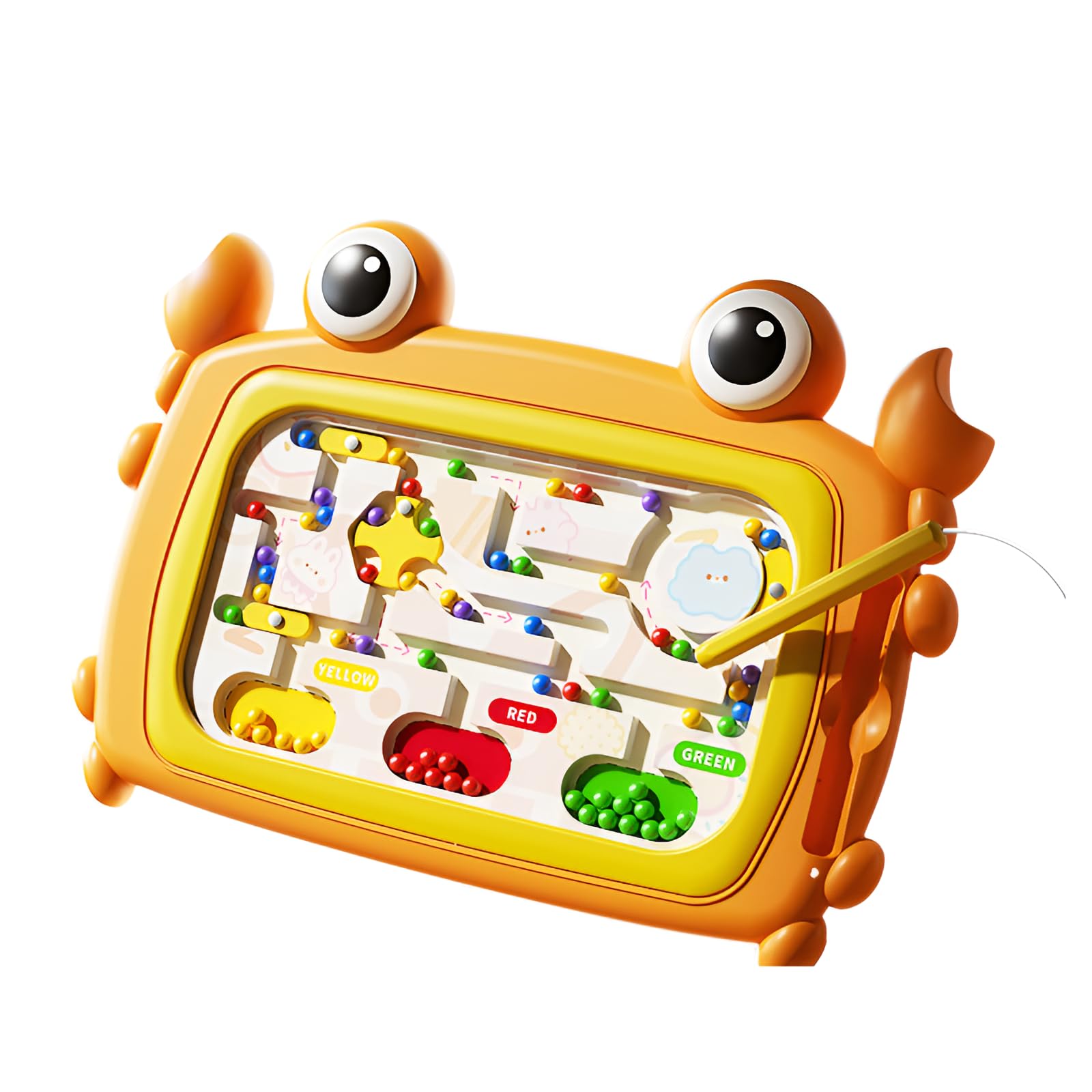 Amazon.co.jp: [Snughom]【知育玩具 -3歳】磁石迷路ビーズ 3テーマ