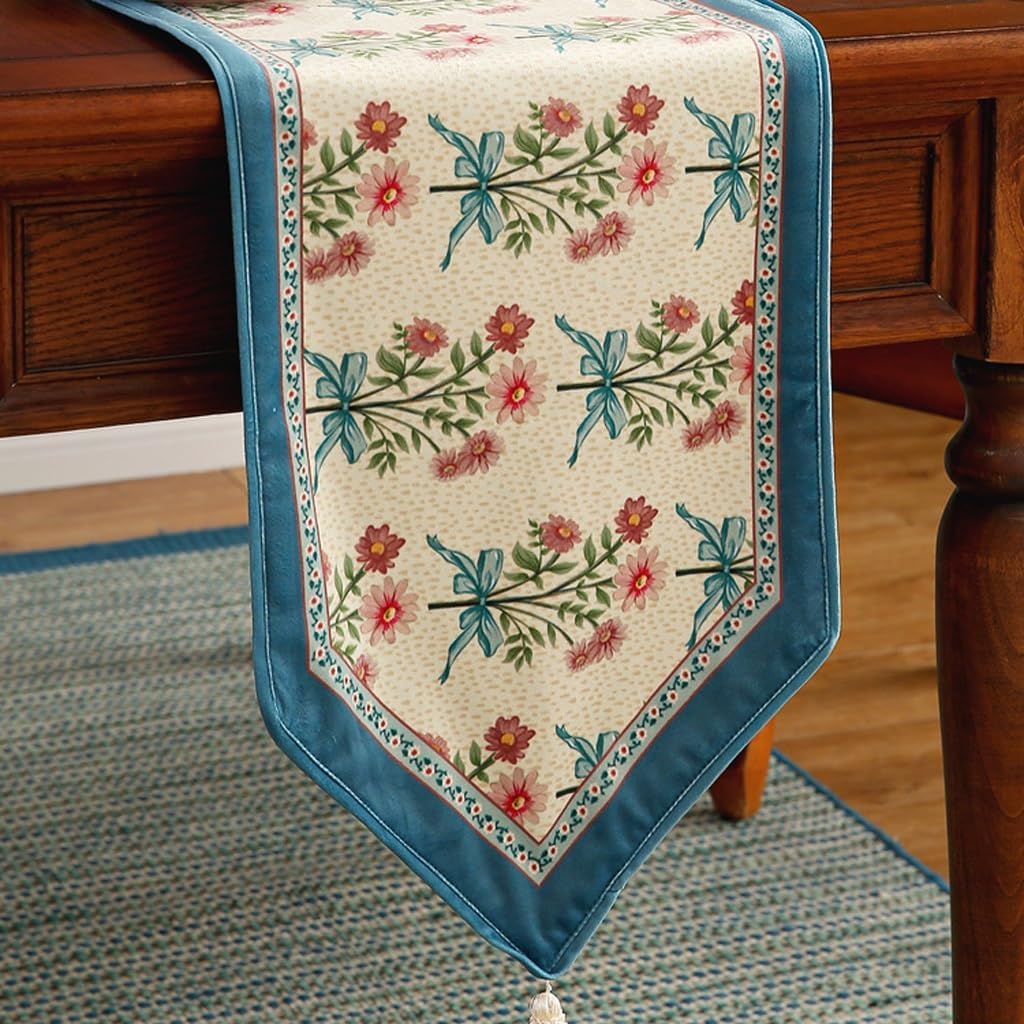 Table Runner Table Flag Light Luxury Long Strip Tablecloth Tablecloth Tablecloth Decorative Cloth TV Cabinet Cover Towel Table Cloth (Color : B, Size : 40x260cm)