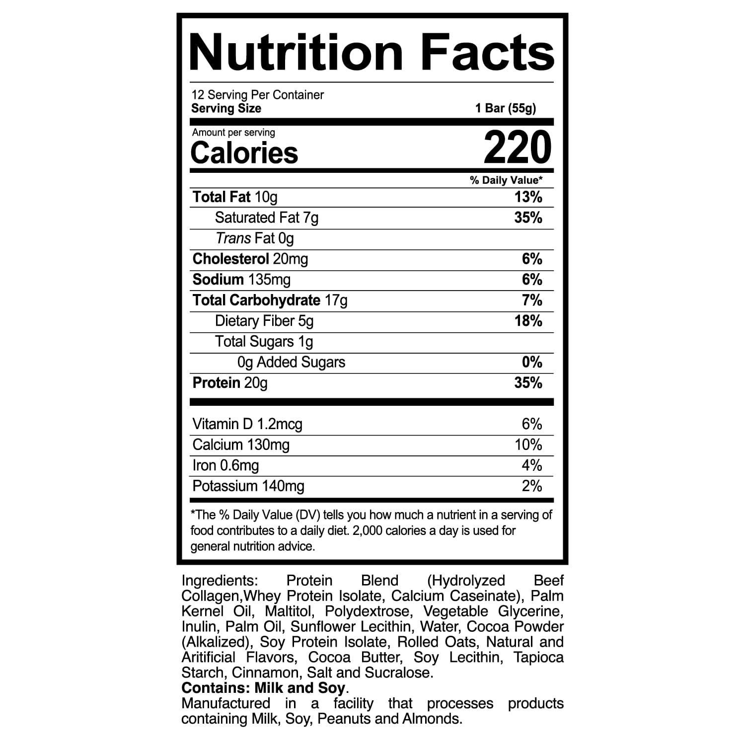 REDCON1 MRE Oatmeal Chocolate Chip Protein Bars - 12 Count Snack Bars for Breakfast or Post-Workout — Amazon image 2