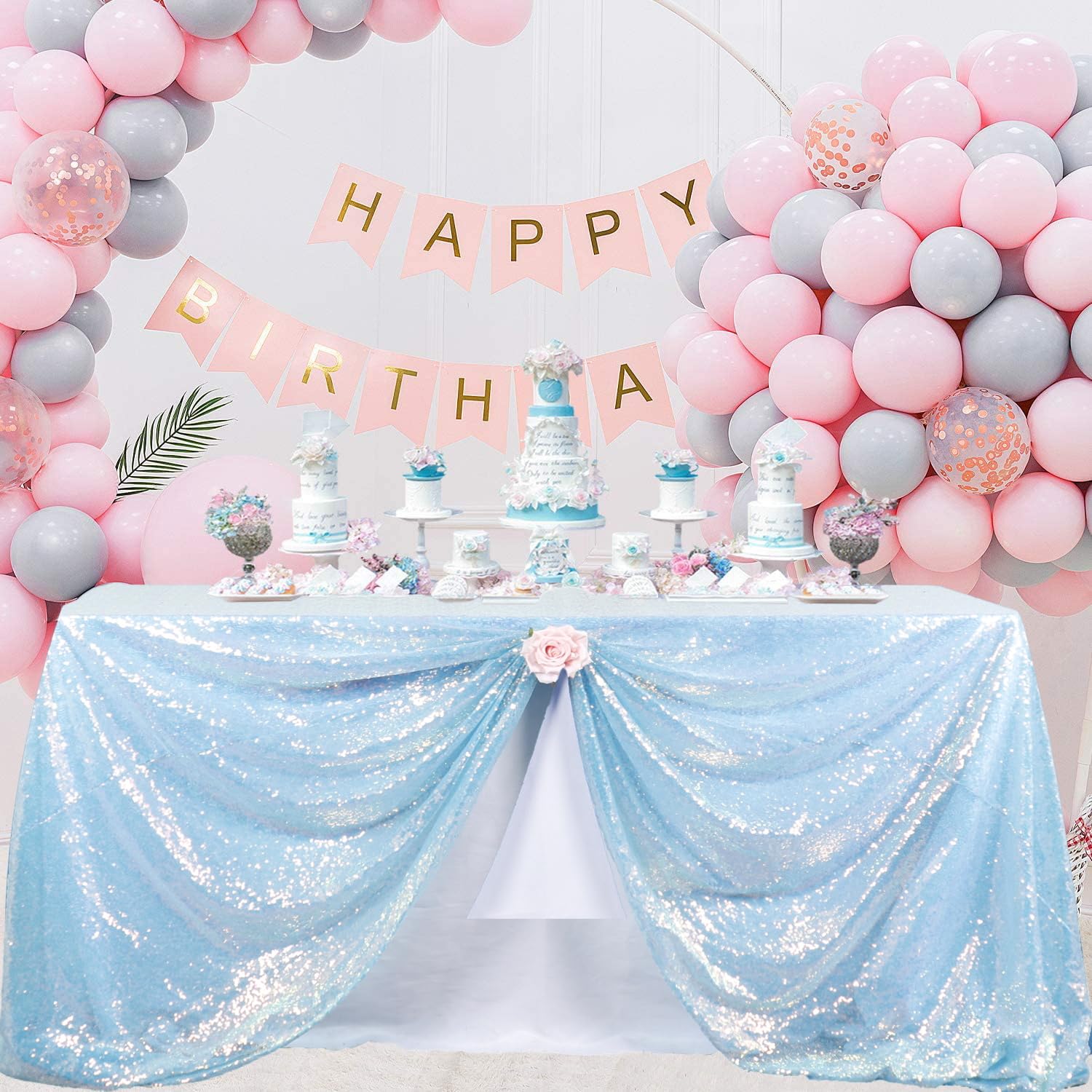 Chemin De Table Lin Fougere Marine, Chemin De Table Mariage Pas Cher