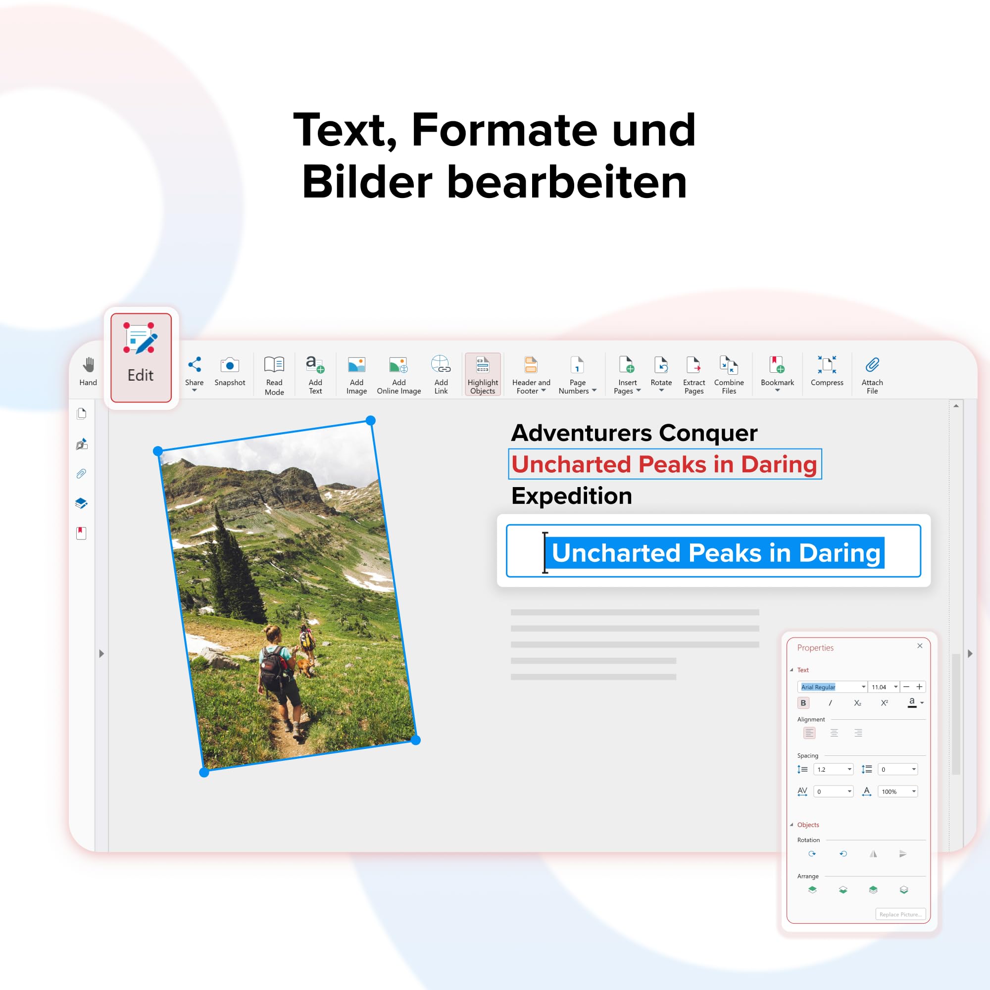 MobiPDF Lifetime – Professioneller PDF Editor | Lebenslange Lizenz für 1 Windows PC