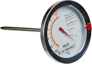 Le Creuset Meat Thermometer, Celsius Metal, 9810020000100