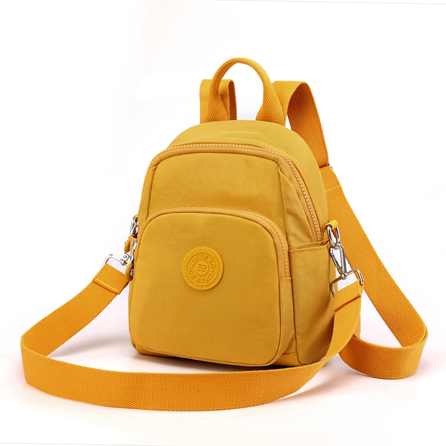 Kawaii Mini Backpack Aesthetic Backpack Cute Japanese Small Backpack Women Simple Wallet (Yellow)