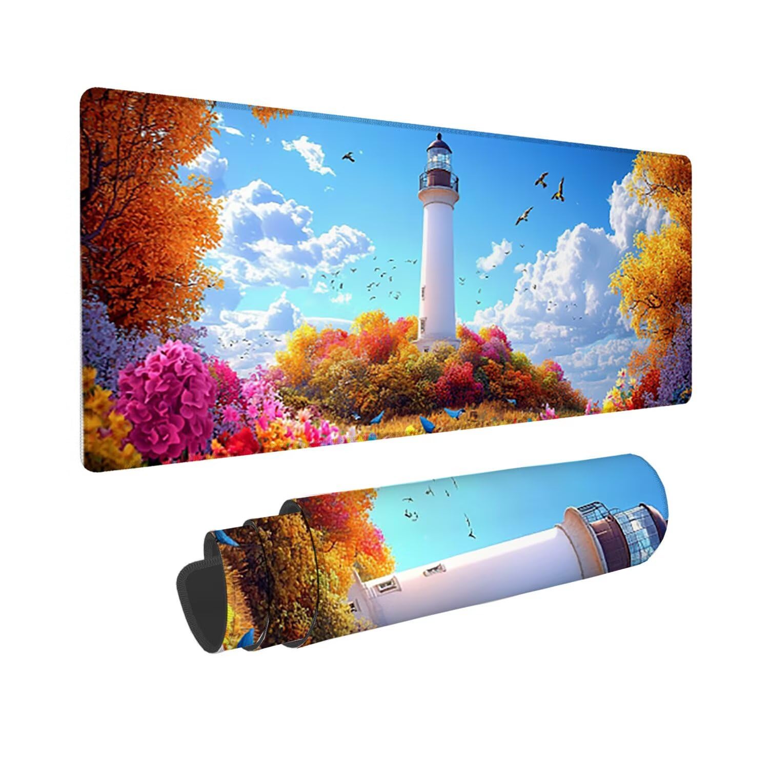 Podkładka pod mysz do gier, 1200 x 400 mm XXL Podkładka pod mysz do gier, duża, antypoślizgowa wodoodporna, rozszerzona długa podkładka pod mysz do klawiatury XXL, akcesoria biurowe, do gier
