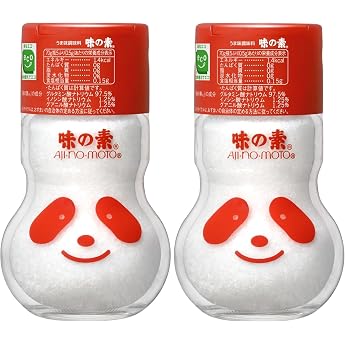 Ajinomoto Ajipanda Umami Seasoning - Japanese Glutamate for Cooking 70 g x 2 Bottles Made in Japan