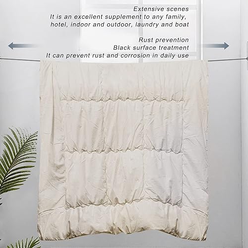 Miniatura 2 de Tendedero retráctil, redondo de 3 puntos 8M, línea de lavandería retráctil de acero inoxidable, línea de secado de ropa retráctil para montaje en