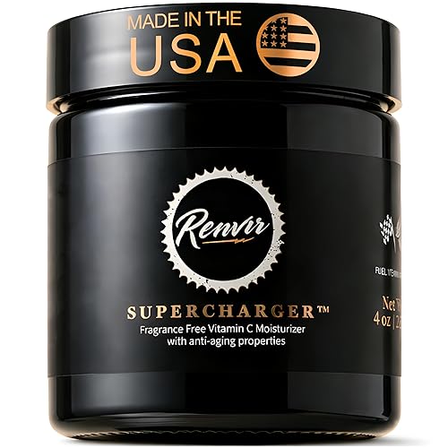 Supercharger Men’s Face Moisturizer, Fast Absorbing Daily Face Cream with