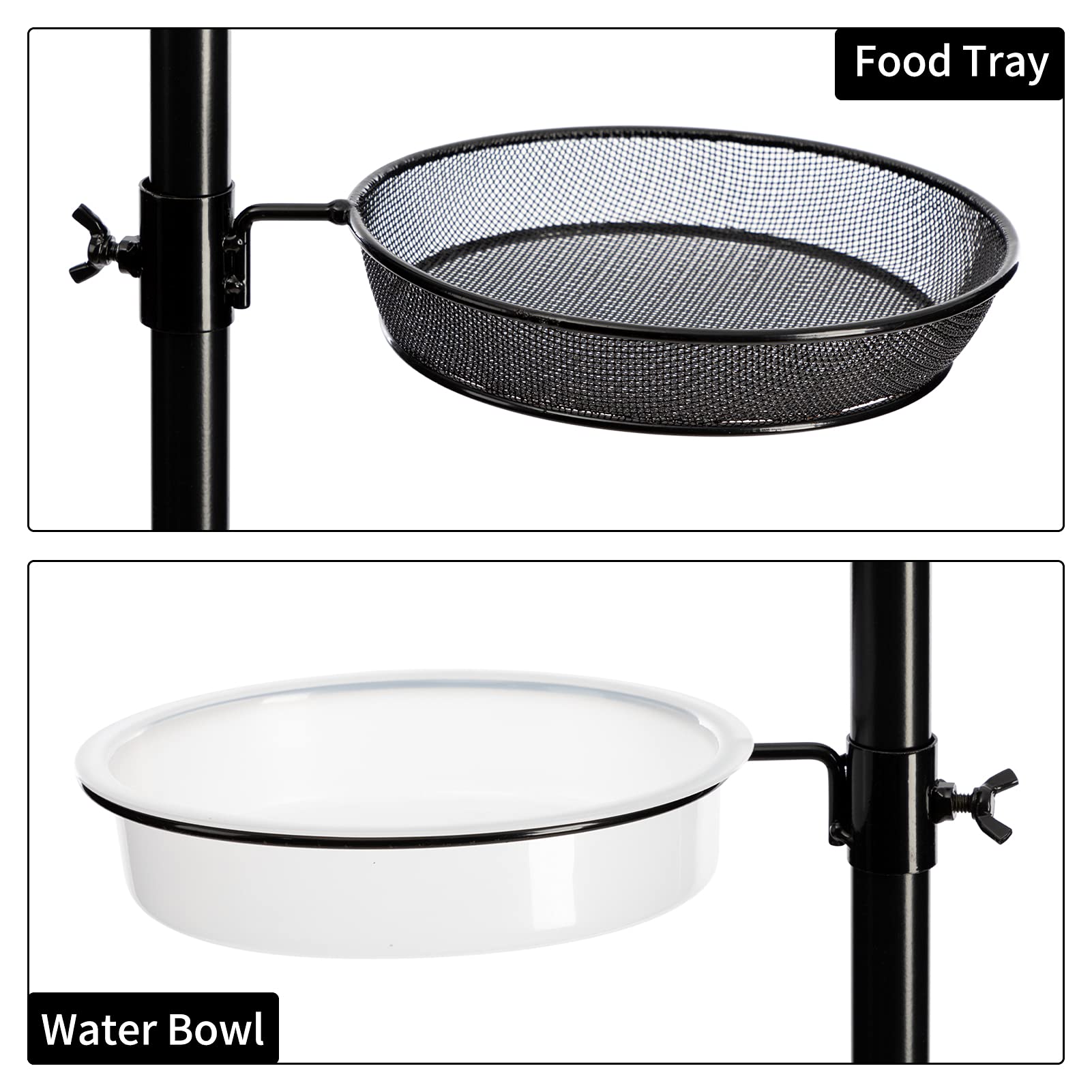 Buy BEJOY 2.3M Bird Feeding Station, Wild Bird Feeder Pole with Water