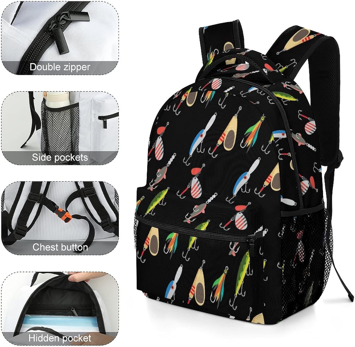fishing school backpack