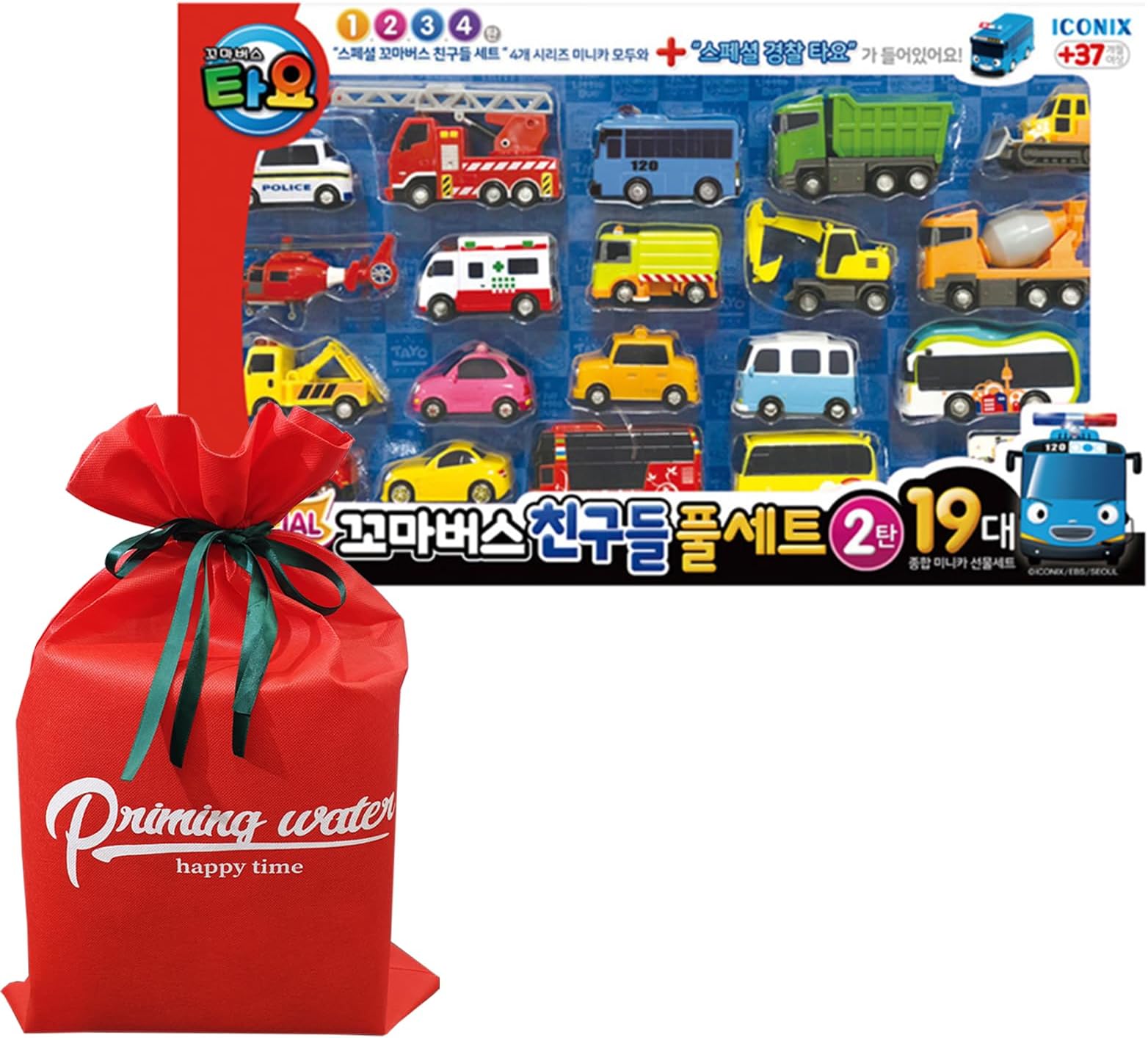 Tayo Little Bus Friends Special Full 19pcs Set Collector’s Display Vehicle Ver.2