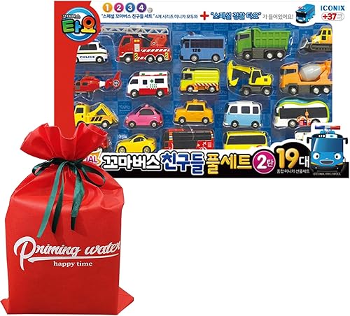 Tayo Little Bus Friends Special Full 19pcs Set Coleccionista Exhibición Vehículo Ver.2
