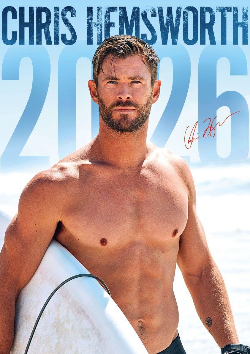 Chris Hemsworth Calendar 2026: Merchandise