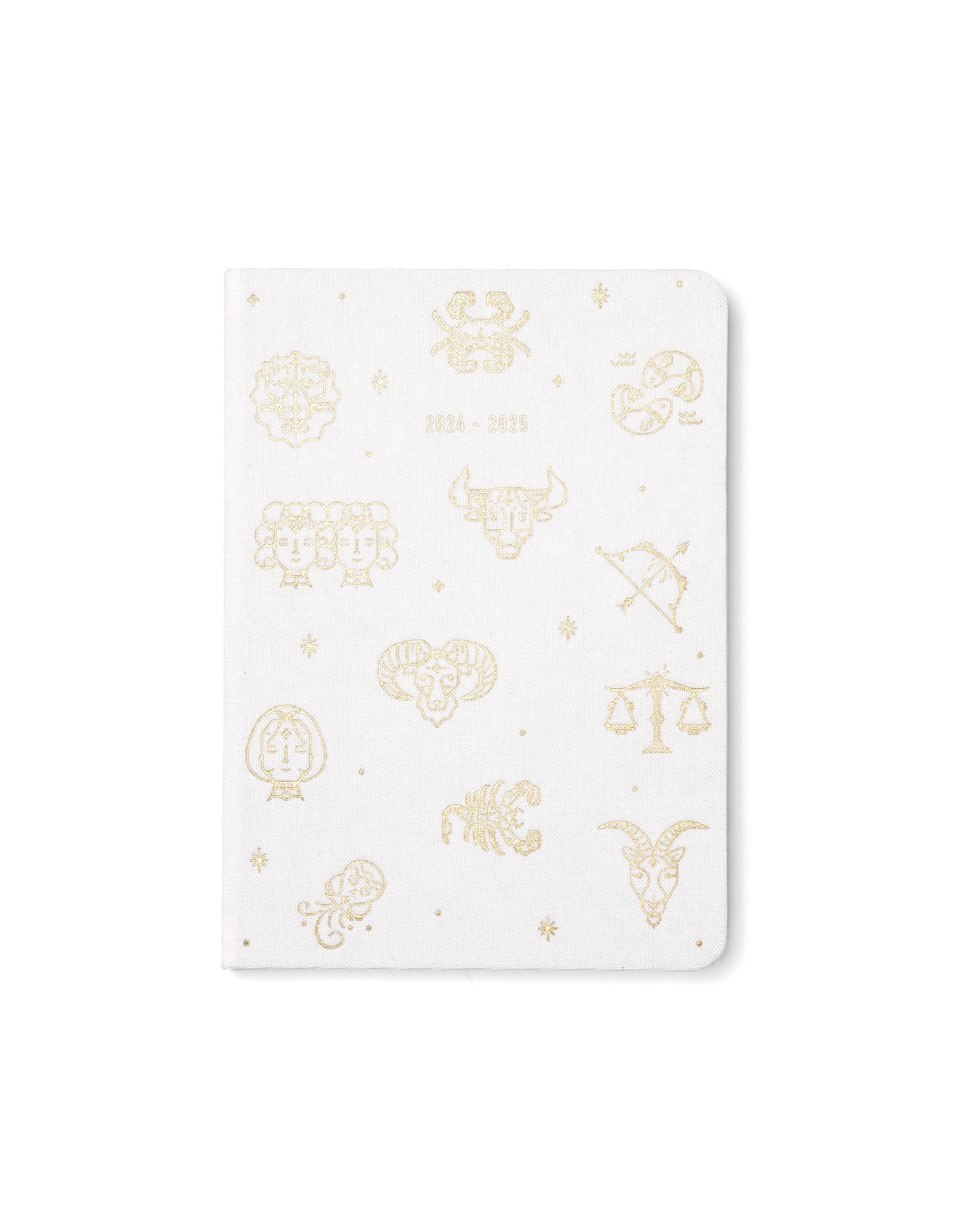Letts of London Zodiac A6 academic 2024/2025 week to view diary -ivory