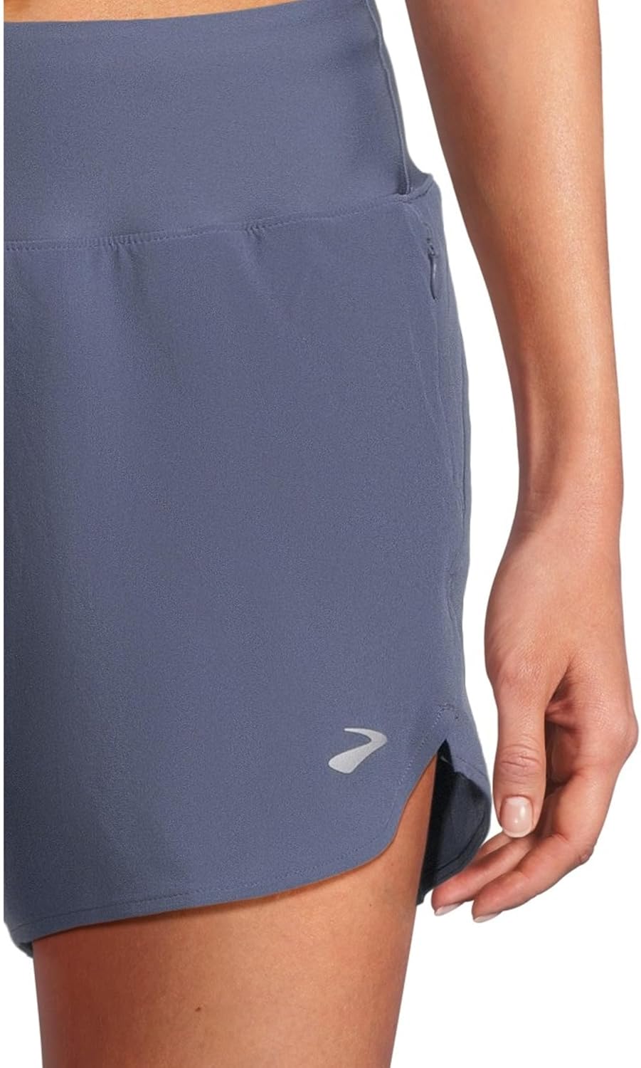 Brooks Women's Chaser 5" Short 2.0, High-Rise Athletic Shorts with Adjustable Waistband, Secure Storage & Stretch Fabric - Image 4