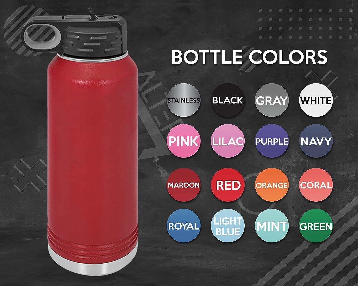 Personalized Basketball Duffel Bag Set Engraved Water Bottle | Coach Design Name Number Player Boys Girls Birthday Christmas