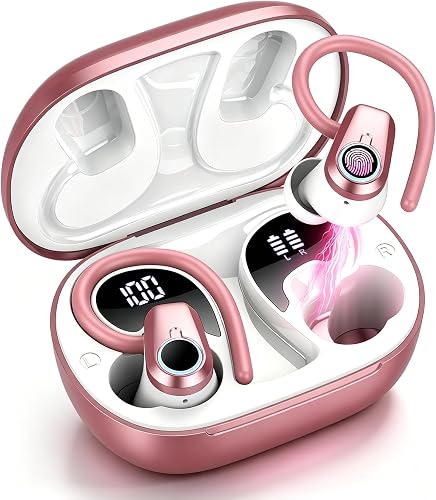 Bluetooth Kopfhörer Sport, 2026 Kopfhörer Kabellos Bluetooth 5.3 In Ear mit 6 EN