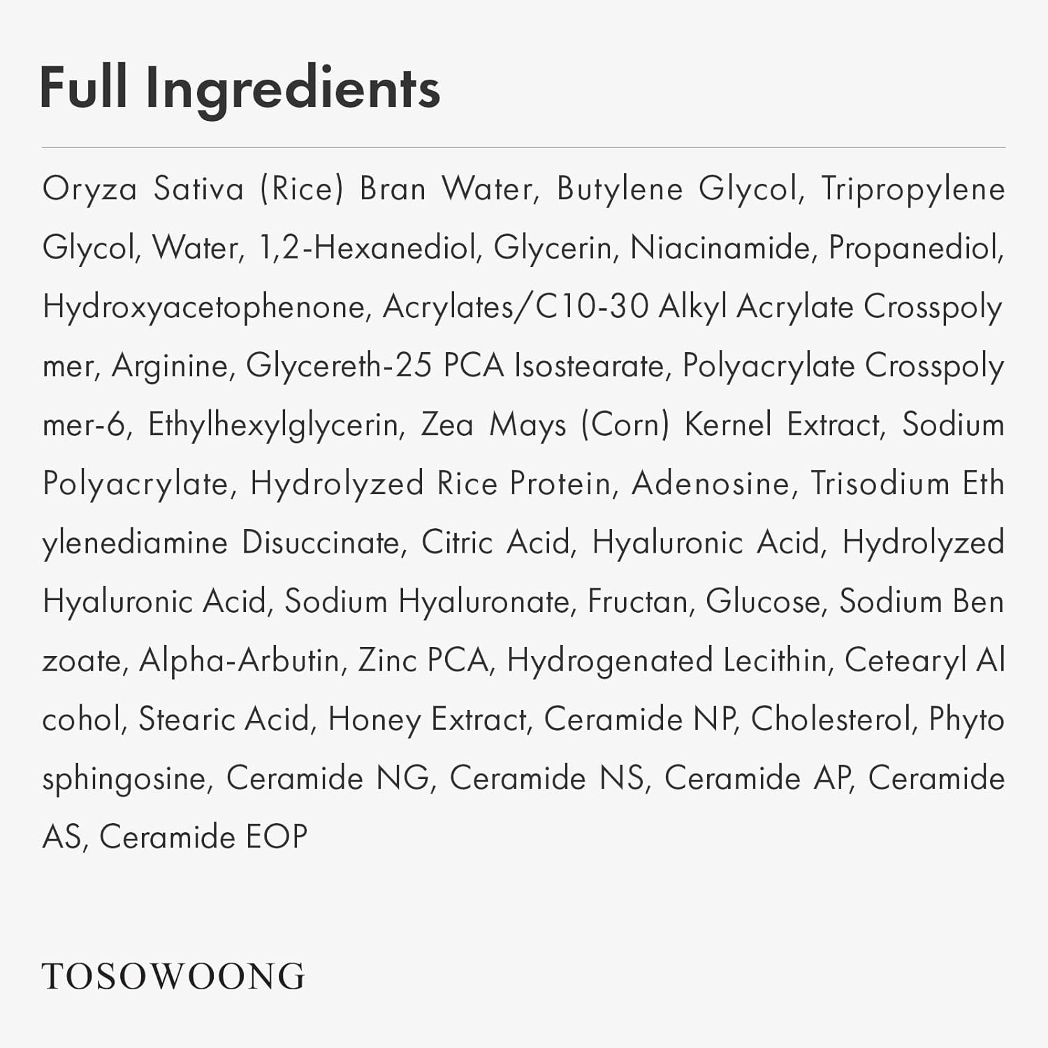 TOSOWOONG Real Rice Glow Serum with 80% Rice Bran Water and Niacinamide for Dark Spots, Uneven Skin Tone, Dull Skin, Radiant Glow, and Daily K-Beauty Skincare for All Skin Types, 33ml / 1.11 fl. oz. - Image 6