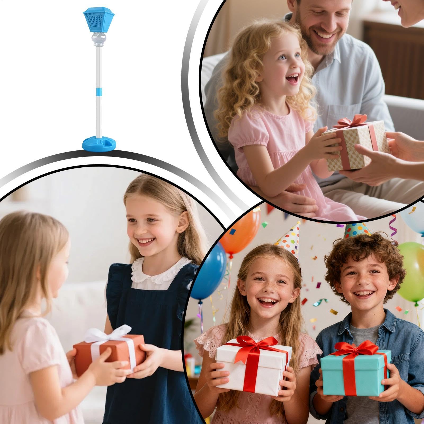 Macchina bolle con supporto e con e Musica | Soffiatore di Bolle per Feste per Bambini Bambine Prescolari Asilo Feste di Compleanno Giardino e Cortile Picnic Spiaggia