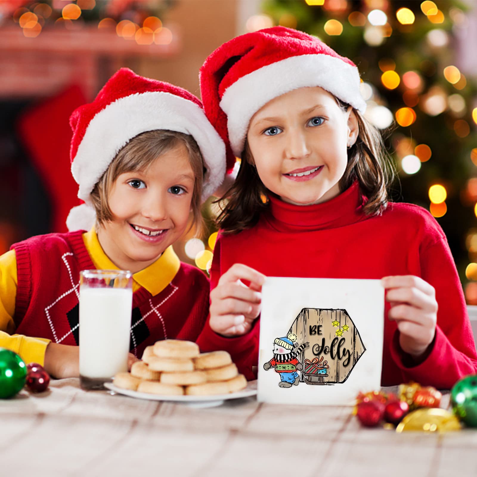 CRASPIRE Set Timbri Natalizi Trasparenti In Silicone - 16x11 Cm - Con Motivi Babbo Natale, Fiocchi Di Neve, Pupazzo Di Neve - 5