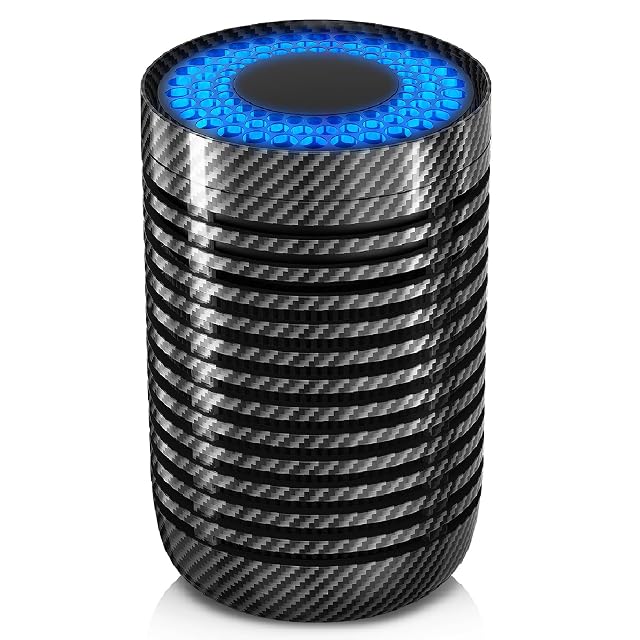 QUEENTY Car Air Purifier Air Purifier for Car with True HEPA Filter H13 HEPA Filter Clean Air 99