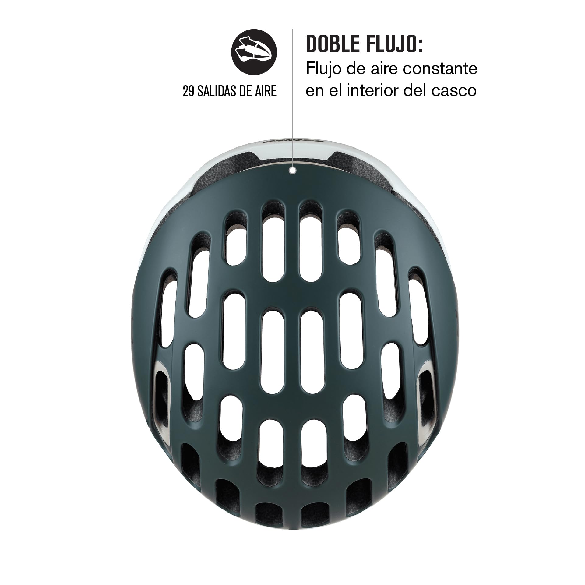 CATLIKE Whisper II Casco de Ciclismo Unisex para Adulto – Carretera, MTB y Gravel con 29 Ventilaciones, Diseño Ligero, Sistema de Ajuste VPS y Protección de Seguridad MIPS