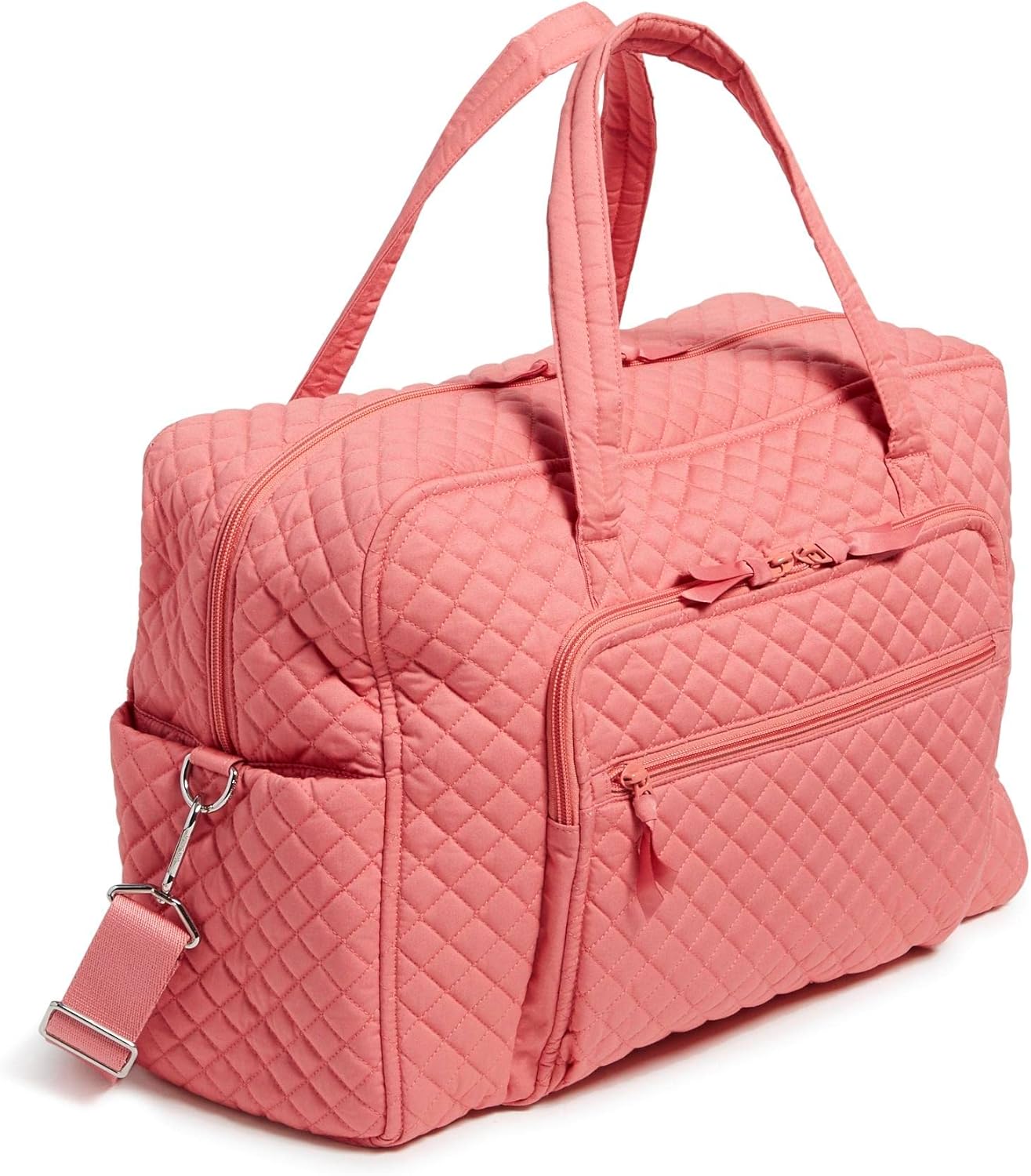 womens Cotton Weekender Travel Bag - Image 2