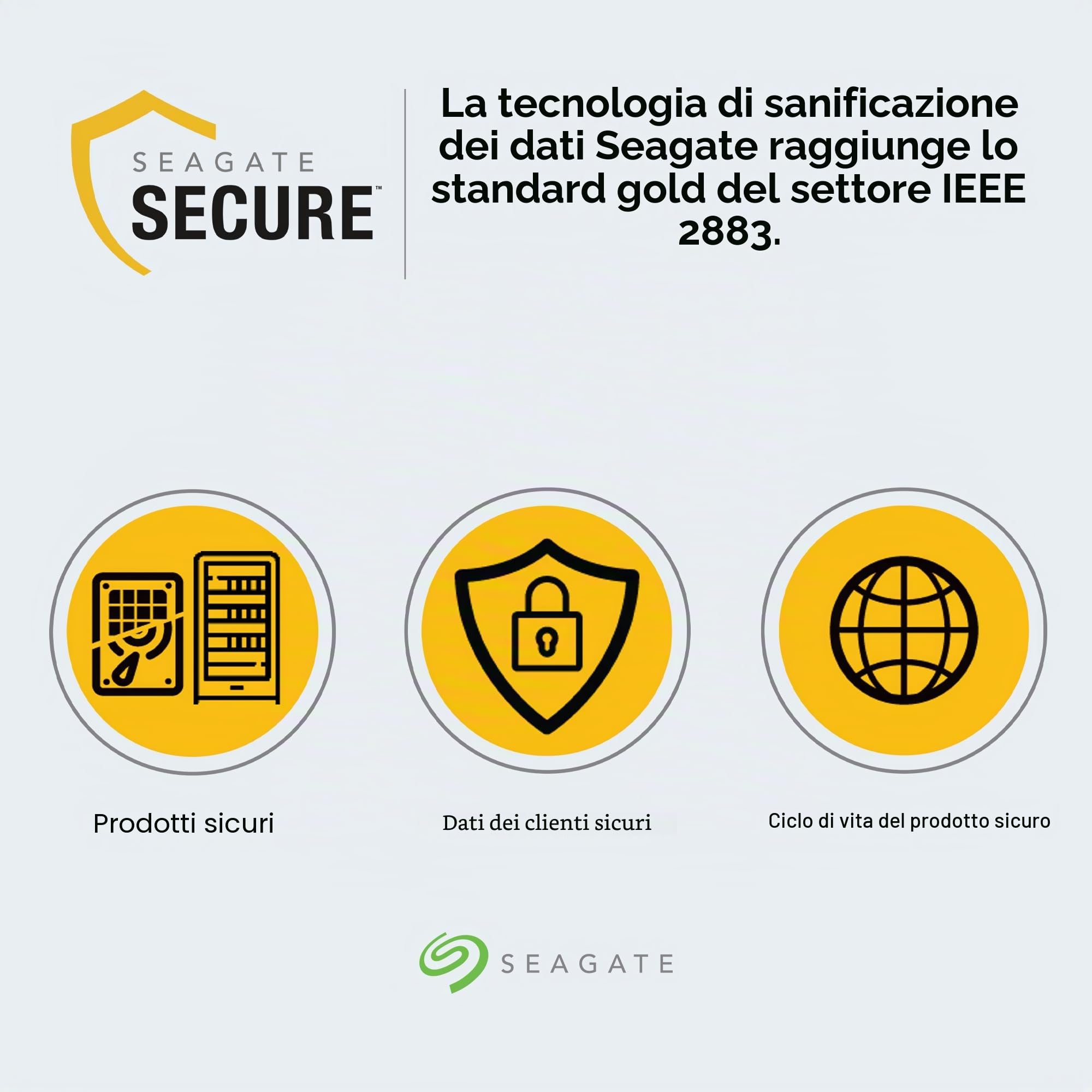 Seagate IronWolf Pro, 20TB, Hard Disk Interno NAS, Unità SATA CMR da 6GBit/s, 3,5'', 7.200 giri/min, con cache da 256 MB per sistemi Network Attached Storage RAID (ST20000NE000) (Ricondizionato)