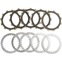 Motorcycle Friction Plates Clutch Kit Clutch Kit Steel & Friction Plates for S&uzuki AX 100 R T V AX115 TS100 TC100 RV90 Motorcycle Parts