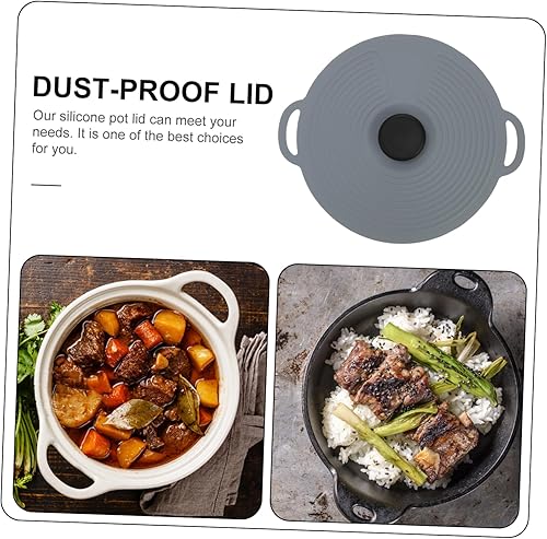 Miniatura 8 de Tapa de silicona para olla, cubierta de preservación de silicona para alimentos, cubierta de silicona creativa, tapa hermética, tapa hermética,