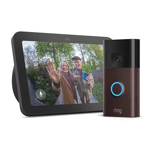 Echo Show 8 + Ring sonnette vidéo sans fil