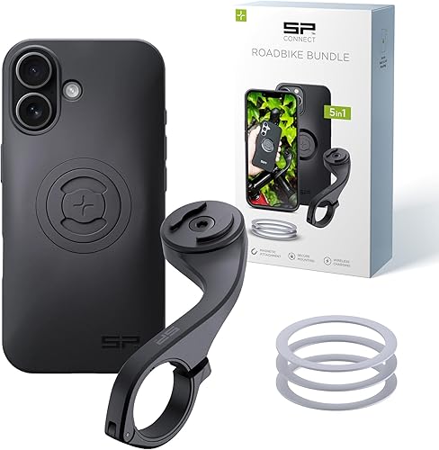 Miniatura 27 de SP CONNECT Paquete de bicicleta de carretera | SPC+ | Compatible con iPhone 14 Pro Max Negro