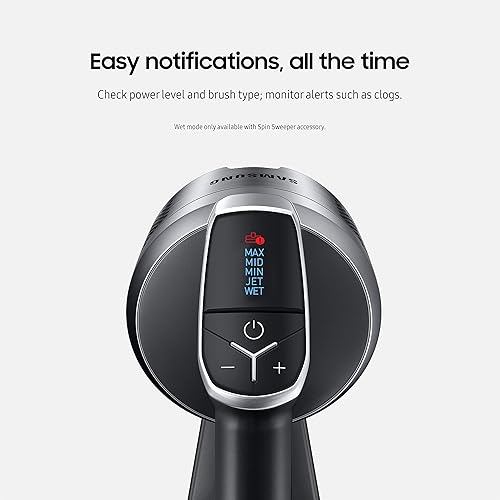 Miniatura 6 de SAMSUNG Jet 75 - Aspiradora inalámbrica completa con estación de limpieza, batería extraíble, ligera, potente limpieza para suelos de madera,
