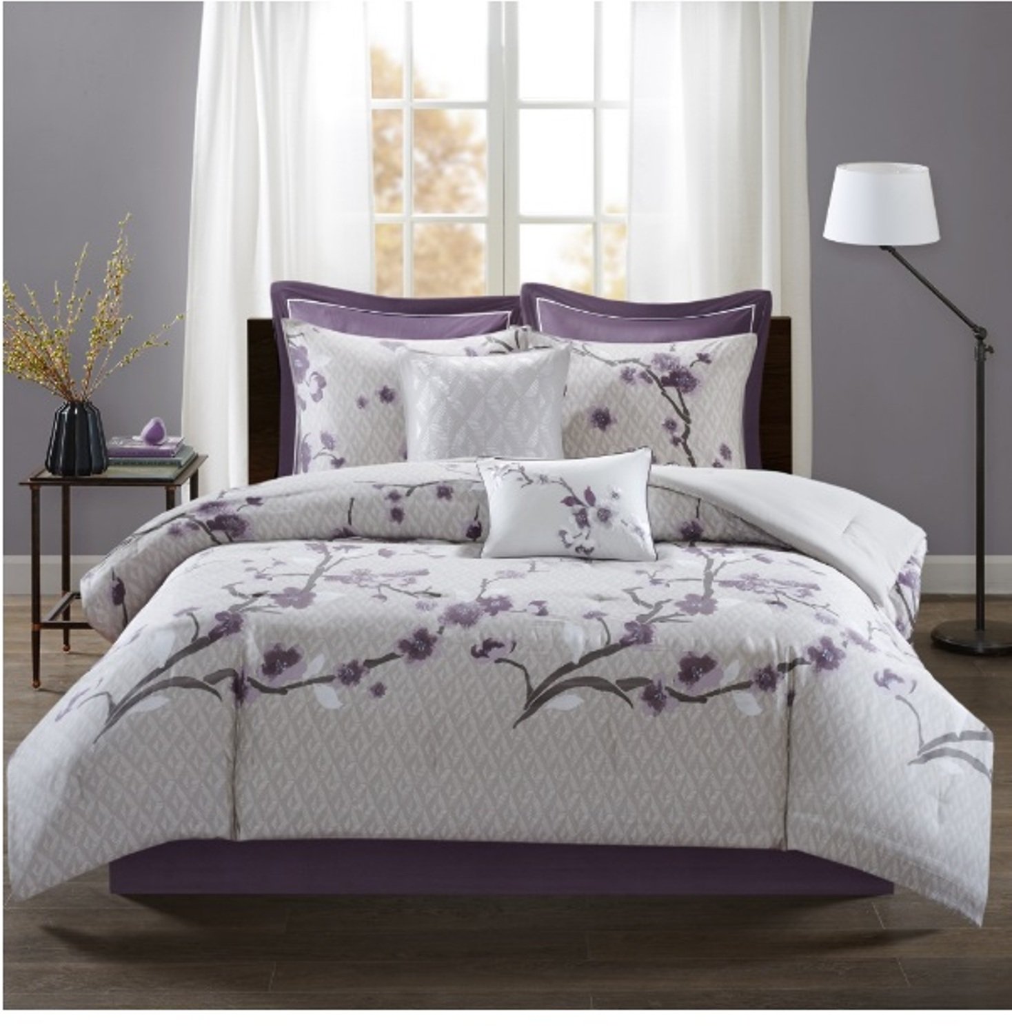 Floral Pattern Comforter Set King Size 