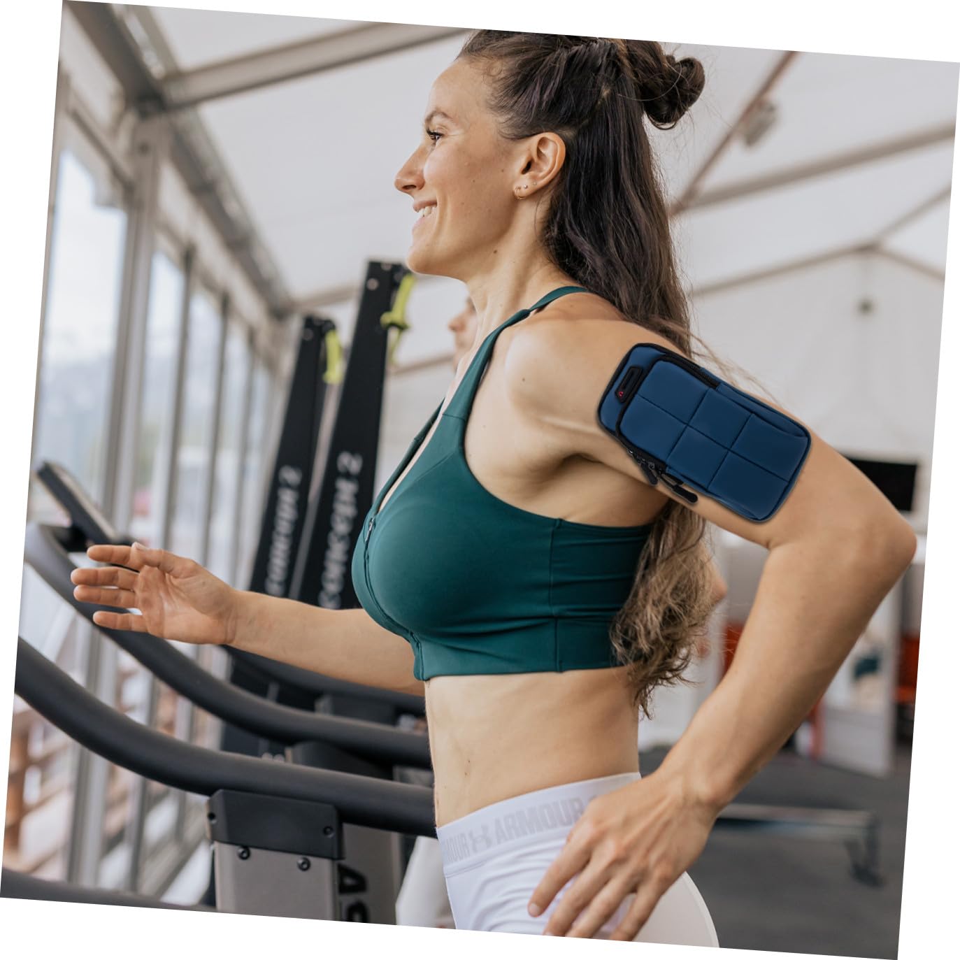 UKCOCO 3piezas Brazalete Deportivo para Teléfono Móvil Funda Transpirable para Ejercicio y Correr Compatible y para Entrenamiento Interior y Exterior