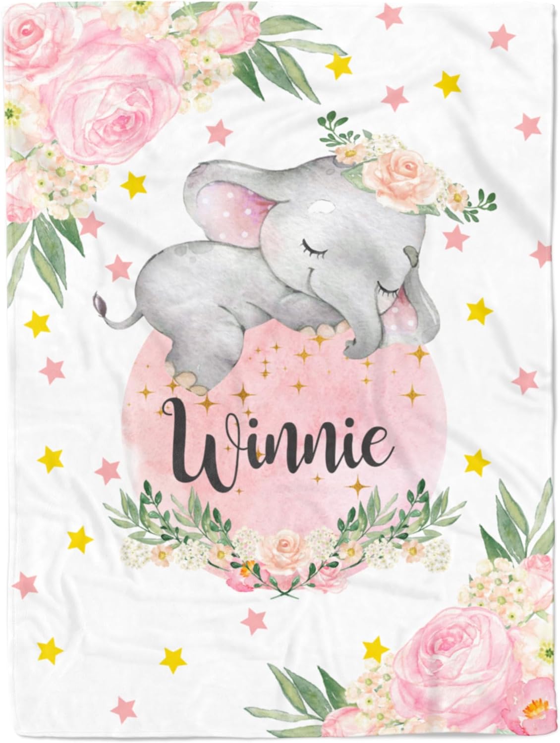 Savilediy Personalized Baby Blanket for Baby Boy Girl Kids